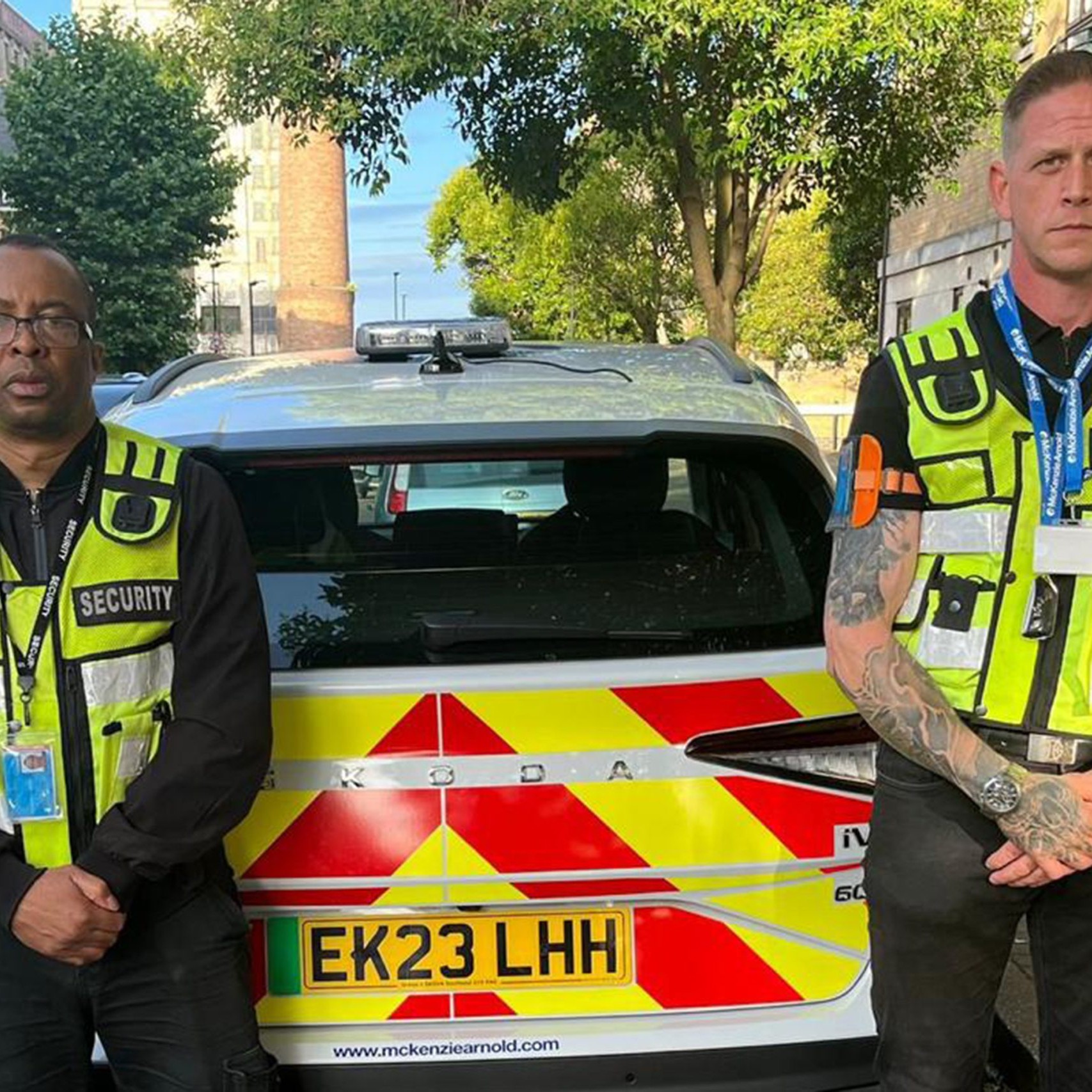 Manned guarding security teams patrol