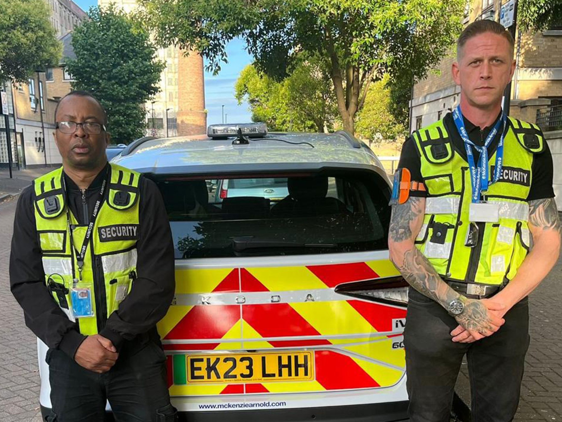 Manned guarding security teams patrol